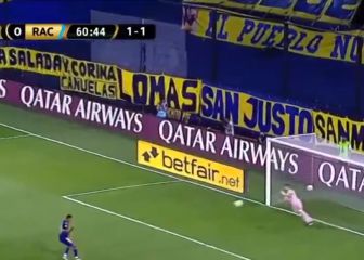 Penal de Licha López sobre Salvio y Villa no perdonó para que Boca haga el 2-0 contra Racing