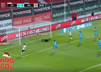 Nacho acabó con el muro de Arsenal y premió a River