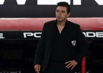 Gallardo probó un equipo para el Superclásico