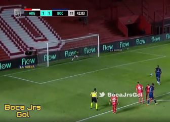 Ábila pudo hacer el segundo de penal pero lo desperdició