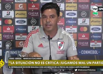 Marcelo Gallardo y las críticas: 