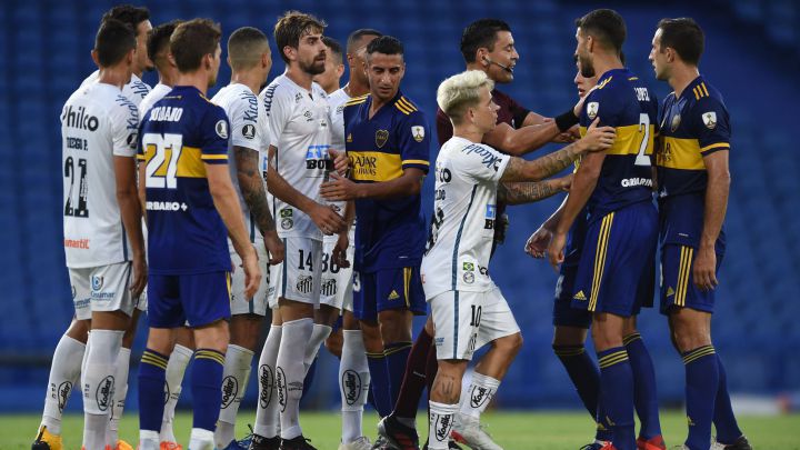 Bajas del Santos - Boca: sancionados y lesionados de las semifinales de Copa Libertadores