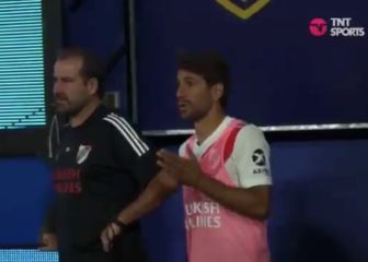 La reacción que enamora a River de Ponzio tras el gol de Palavecino