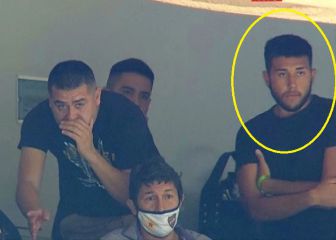 El hijo de Riquelme fue a la cancha tras un viaje con contagiados
