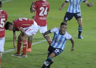 Miranda rompió el silencio en el marcador y Racing venció a Argentinos