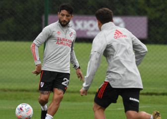 River jugará el clásico ante Racing sin Montiel ni Angileri