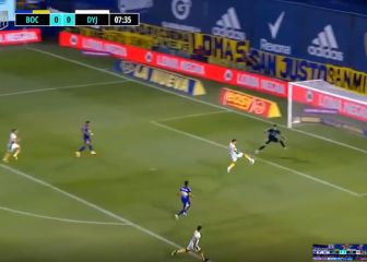 Fuera de juego claro pero vale igual, así le marcó Bou a Boca