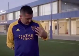 Juan Román Riquelme, orgullo 'bostero' en el Predio Boca