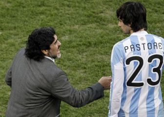 Pastore y el sufrimiento por la muerte de Maradona
