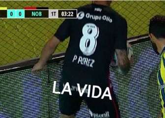 ¡Se calentó! Los memes de Pablo Pérez después de que rompa un drone.