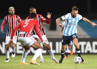 Racing y São Paulo igualan sin goles en un intenso partido