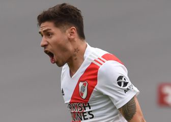 Montiel terminó con una sobrecarga muscular