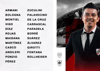 Montiel, entre los concentrados de River para el Superclásico