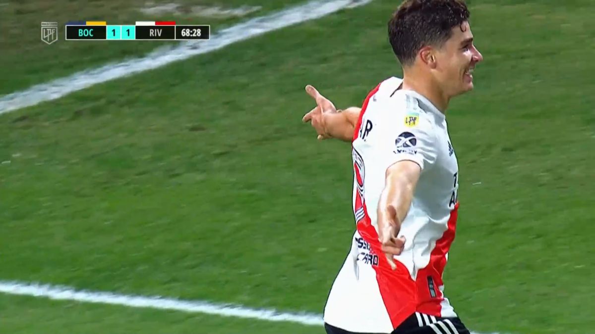 Y Lo Empato River Julian Alvarez De Cabeza Hizo El Primero Del Millo Contra Boca As Argentina