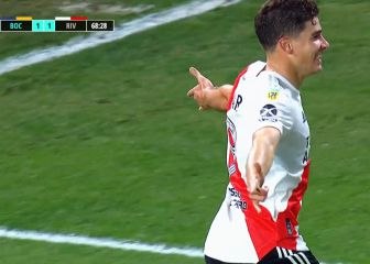 ¡Y lo empató River! Julián Álvarez de cabeza hizo el primero del Millo contra Boca