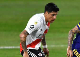 Enzo Pérez tiene una distensión y no jugará ante Santa Fe
