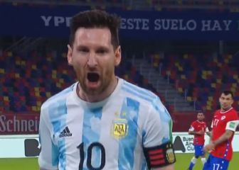 Messi no se puso nervioso ante Bravo y metió el primero de Argentina contra Chile de penal