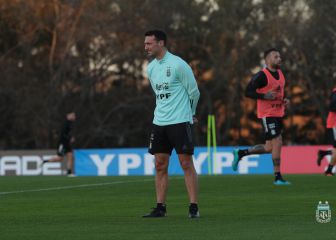 Scaloni todavía no confirmó el equipo contra Colombia