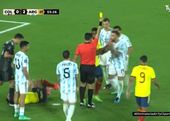 Otamendi puso el codo y Tobar no dudó: penal para Colombia