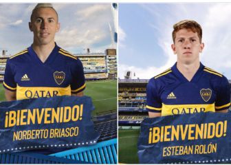 Boca presentó oficialmente a Briasco y Rolón