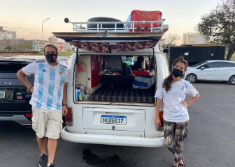 La pareja que lleva diez meses viajando por Brasil en camioneta