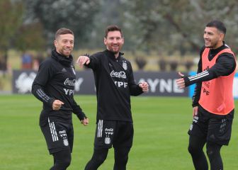 En el cumpleaños de Messi, la Argentina entrenó en Ezeiza