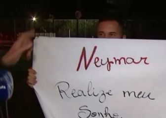 Neymar le cumplió el sueño a un hincha gracias a la televisión argentina