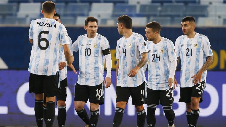 Ver Goles Con Gol De Messi Argentina Empato 1 1 Con Chile En El Debut De La Copa America En Rio De Janeiro Futbol Internacional Depor
