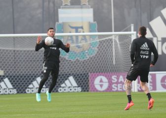 Argentina entrena en Ezeiza y ya prepara los cuartos de final