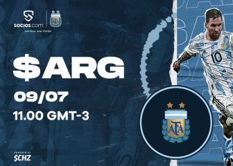 La Selección Argentina lanza a la venta sus Fans Tokens