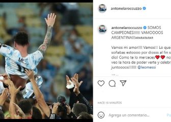 El mensaje de Antonela Roccuzzo para Messi