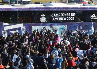 Festejo de Argentina en el Obelisco hoy, en vivo: campeón de la Copa América 2021