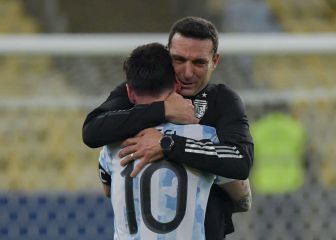 De Lionel a Lionel: el abrazo del triunfo argentino