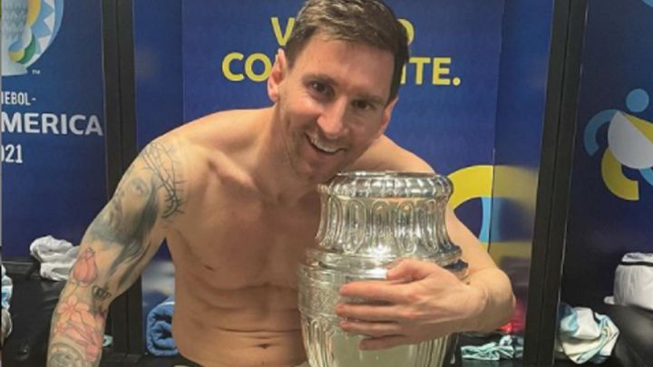 "Somos campeones, la concha de su madre”: el eufórico mensaje de Leo Messi tras el título