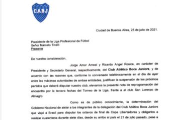 Boca pidió la reprogramación del clásico vs. San Lorenzo