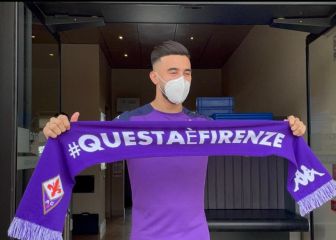Nico González ya viste los colores de la Fiorentina