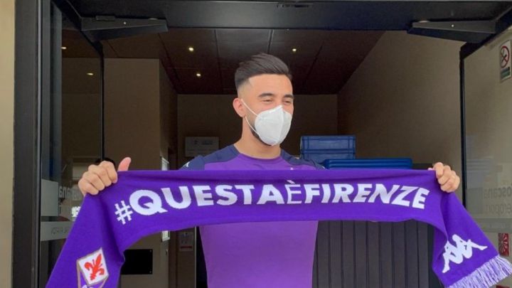 Nico González ya viste los colores de la Fiorentina