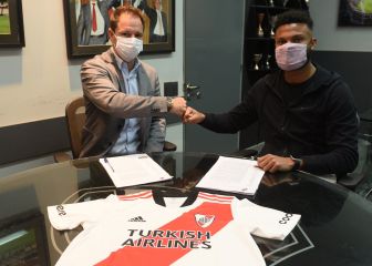 Thomas Gutiérrez firmó su primer contrato con River