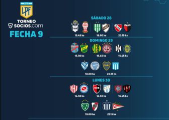 Así se juega la fecha 9