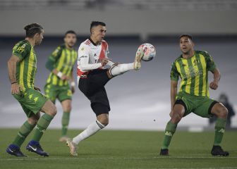 Otra baja para River: Suárez se lesionó y fue desafectado