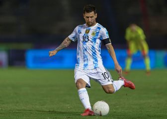 Messi llegó a Brasil tras la victoria contra Venezuela