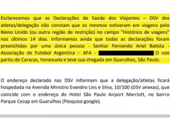 Giro inesperado para esclarecer los hechos del Brasil-Argentina