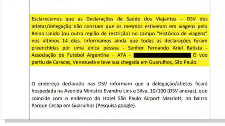 Acusan a Fernando Batista de truchar los documentos en Brasil