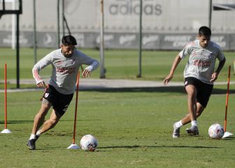 Casco y Peña, con molestias musculares