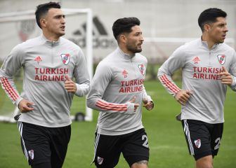 River arrancó la semana de trabajos pensando en Boca