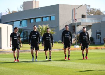 Argentina entrena con el plantel al completo