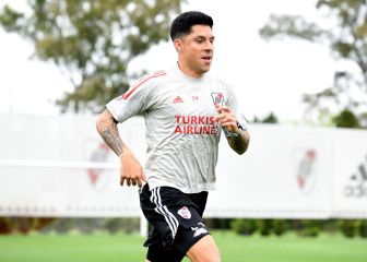 Gallardo concentra a Paulo Díaz y Enzo Pérez