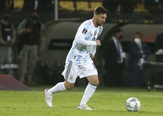 Messi dio el presente en Montevideo y ya piensa en Brasil