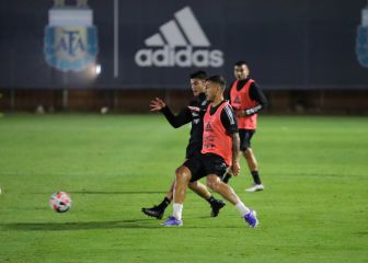 Argentina entrenó con todos los jugadores a disposición
