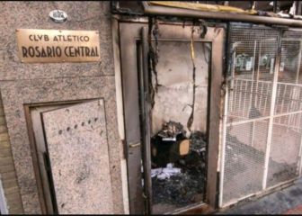 Violencia en Rosario: prenden fuego la sede de Central